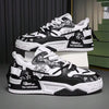 Non-Slip And Durable Casual Lace-Up Sneakers, Suitable For Street Walking Ladies Skateboarding Shoes, Lightweight Breathable Running Shoes.
